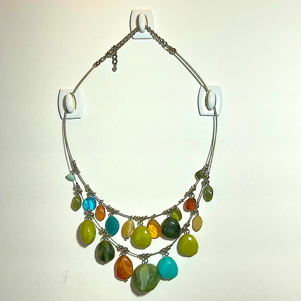 Bolo Tassel Gemstone Necklace